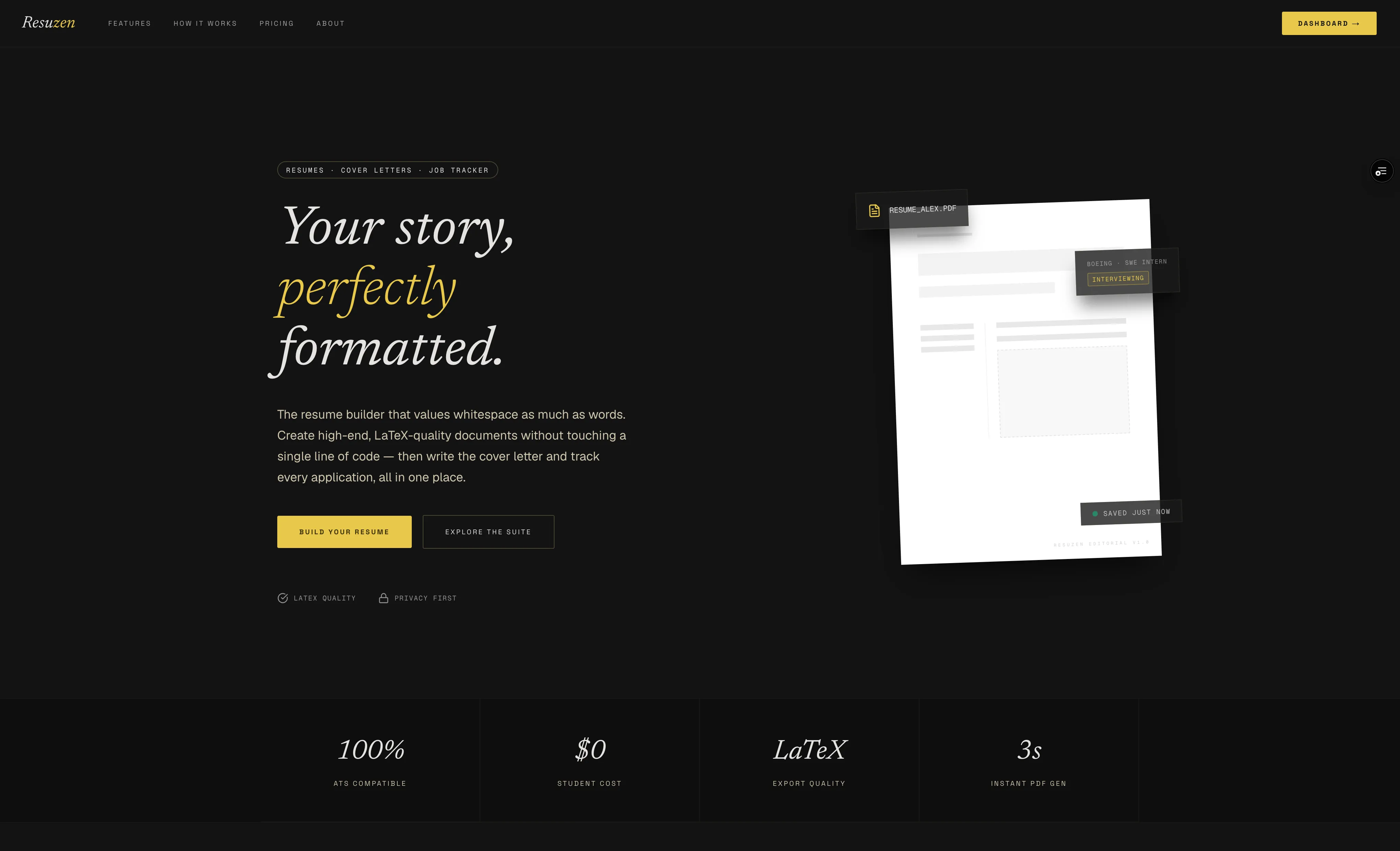 Resuzen — Job-Search Toolkit